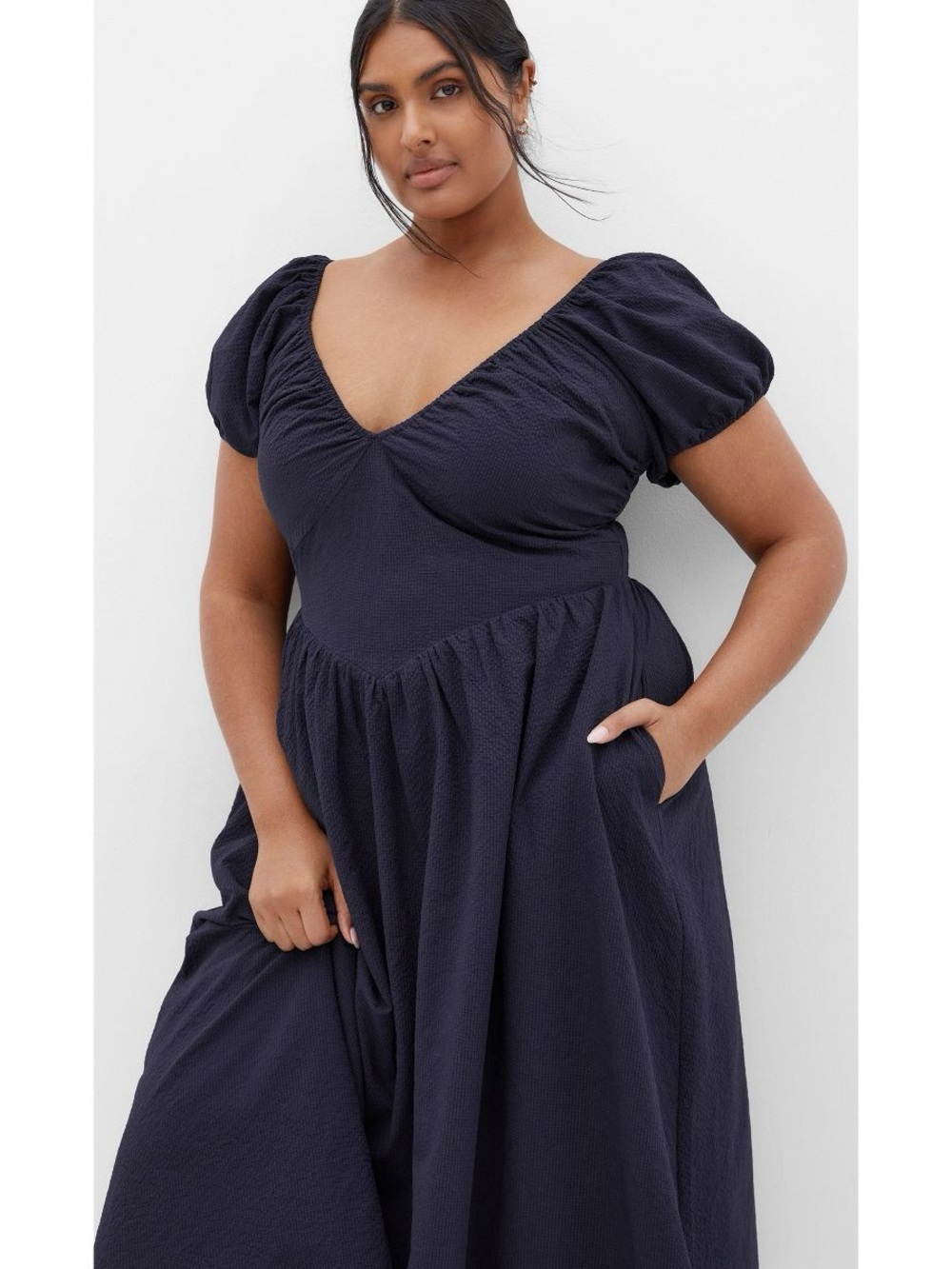 City Chic Shelby Midi Dress Sz 18 NWT